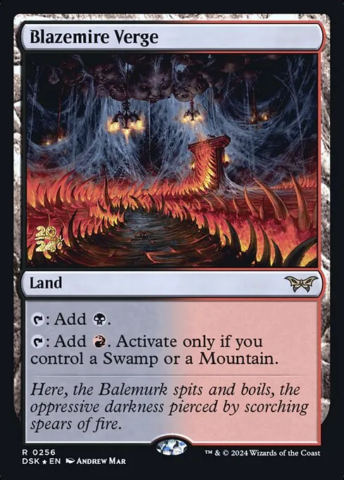 Blazemire Verge · Duskmourn: House of Horror Promos 256s/160