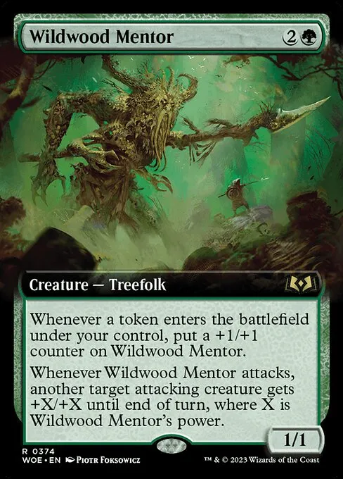Wildwood Mentor · Wilds of Eldraine 374/381