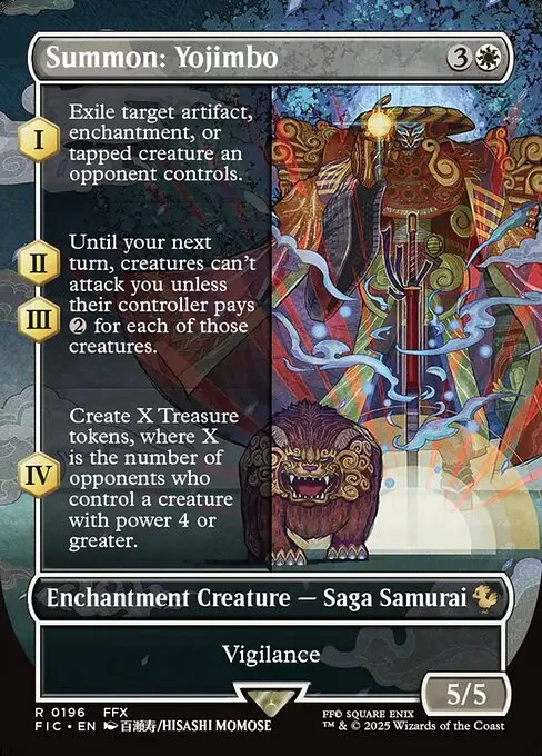 Summon: Yojimbo · Final Fantasy Commander 196/486