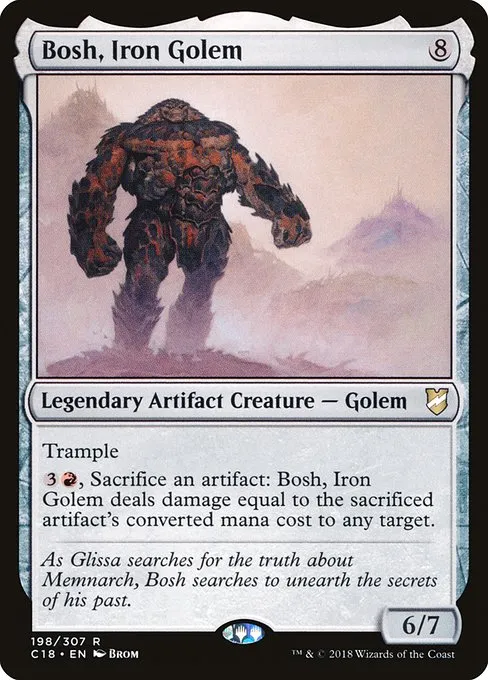 Bosh, Iron Golem · Commander 2018 198/307
