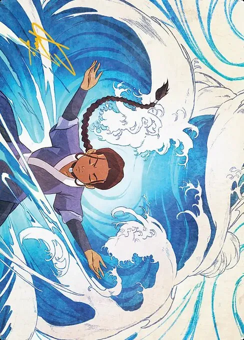 Katara, Water Tribe's Hope // Katara, Water Tribe's Hope · Avatar: the Last Airbender Art Series 48/54