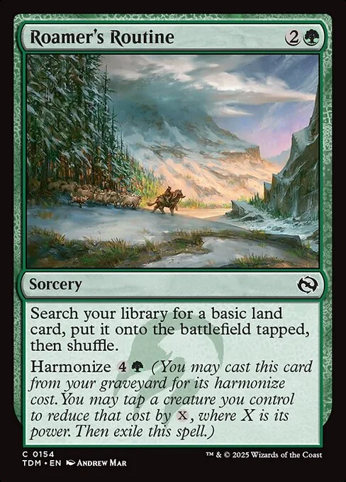 Roamer's Routine · Tarkir: Dragonstorm 154/427