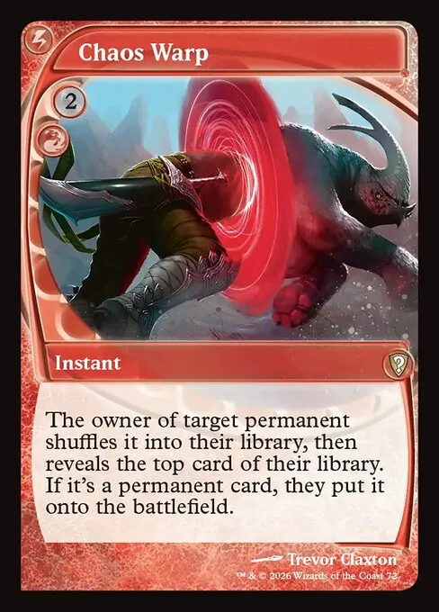 Chaos Warp · Mystery Booster: Commander Edition 72/2