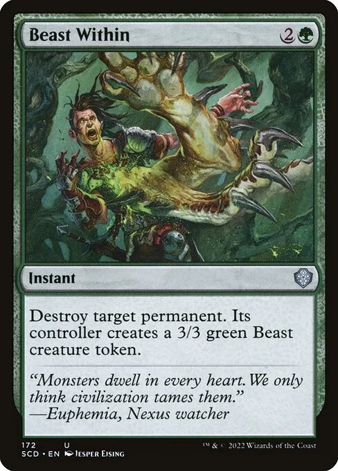 Beast Within · Starter Commander Decks 172/352