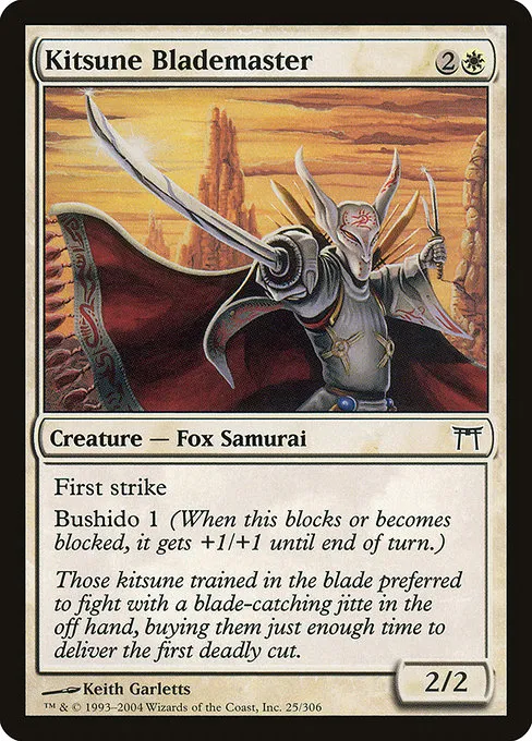 Kitsune Blademaster · Champions of Kamigawa 25/307