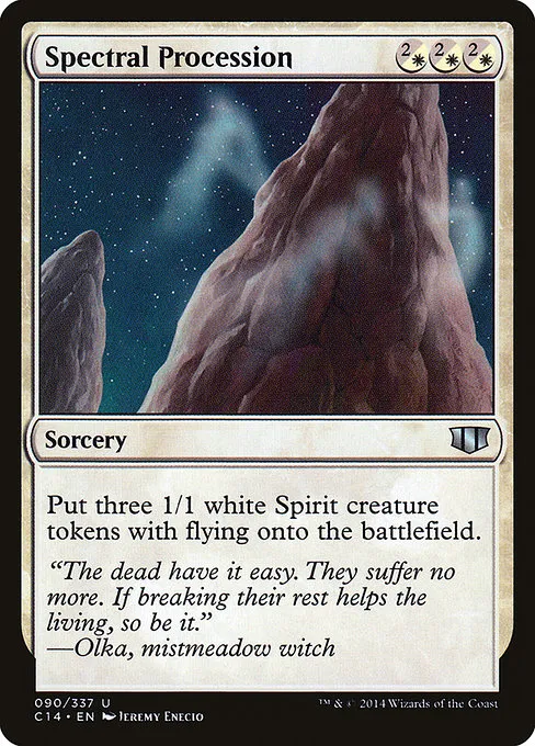 Spectral Procession · Commander 2014 90/337