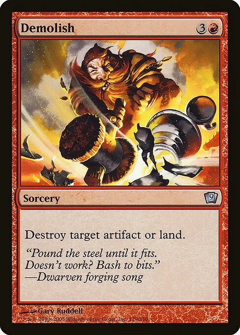 Demolish · Ninth Edition 179★/710