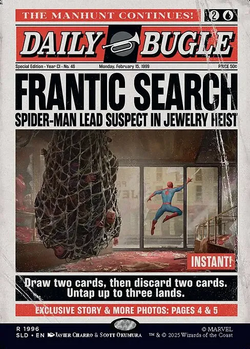 Frantic Search · Secret Lair Drop 1996/2547