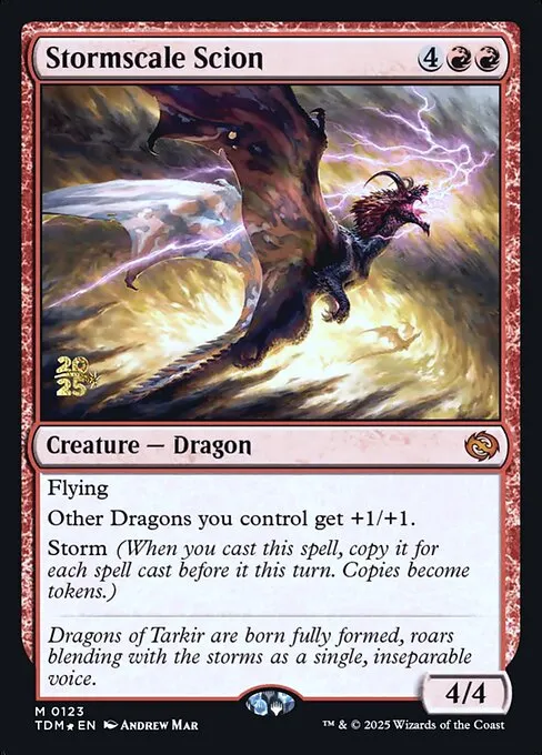 Stormscale Scion · Tarkir: Dragonstorm Promos 123s/160