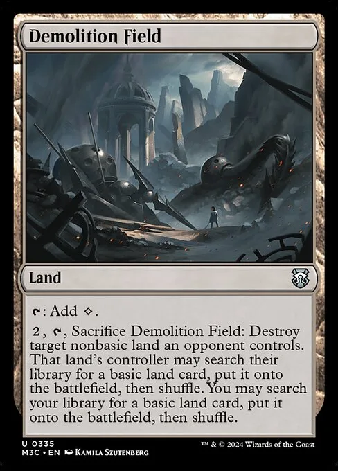 Demolition Field · Modern Horizons 3 Commander 335/398