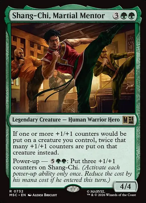 Shang-Chi, Martial Mentor · Marvel Super Heroes Commander 732/9
