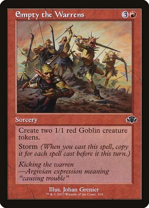 Empty the Warrens · Dominaria Remastered 318/457