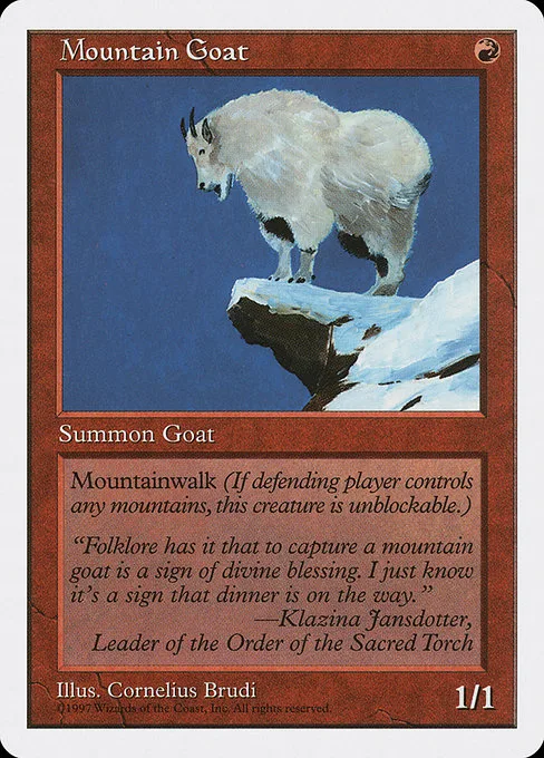 Mountain Goat · Fifth Edition 252/460