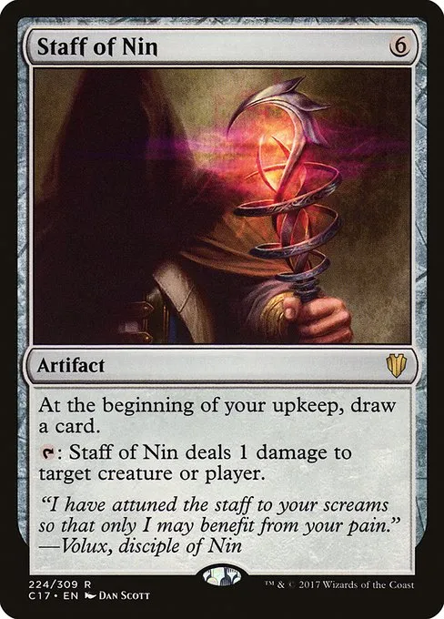 Staff of Nin · Commander 2017 224/309