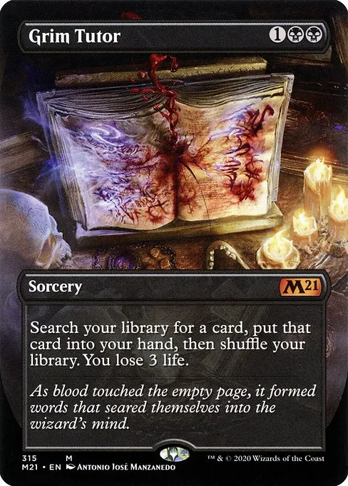 Grim Tutor · Core Set 2021 315/397