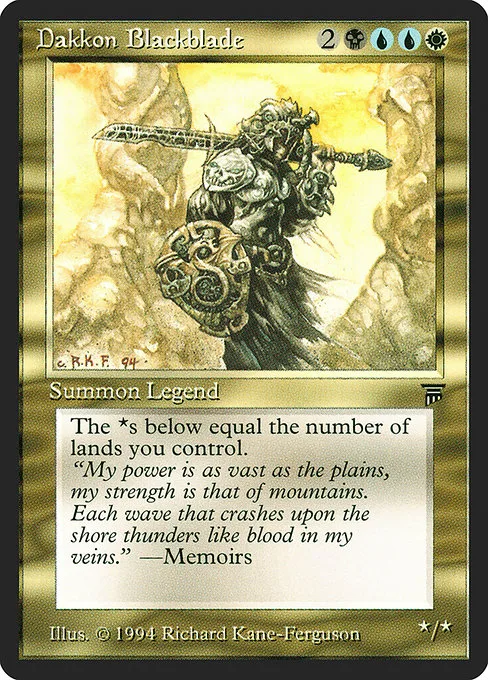 Dakkon Blackblade · Legends 225/310