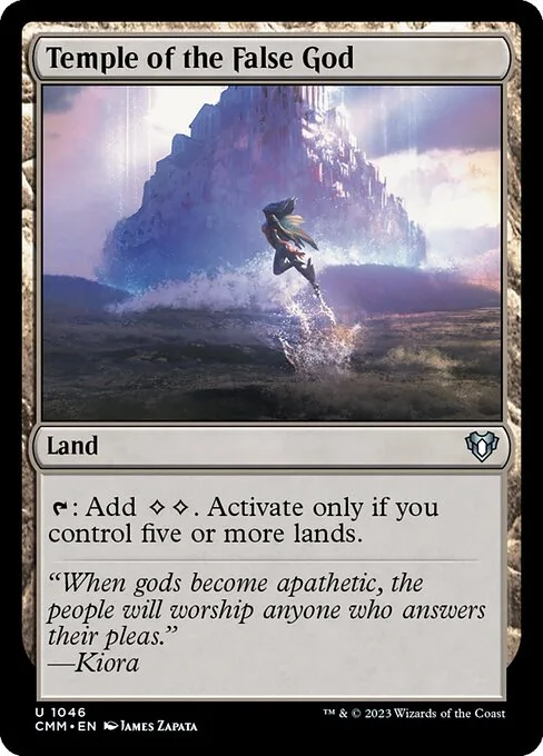Temple of the False God · Commander Masters 1046/1067