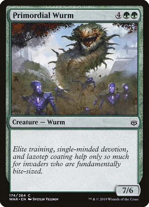 Primordial Wurm · War of the Spark 174/312