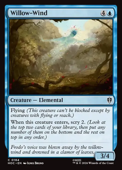 Willow-Wind · The Hobbit Commander 184/7