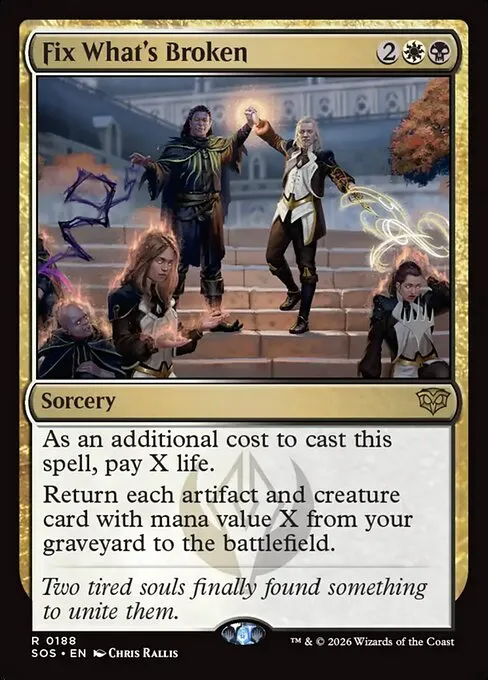 Fix What's Broken · Secrets of Strixhaven Promos 188p/80