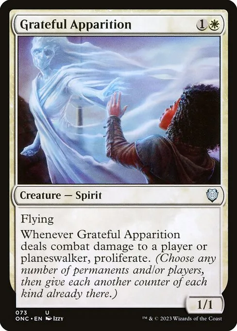 Grateful Apparition · Phyrexia: All Will Be One Commander 73/174