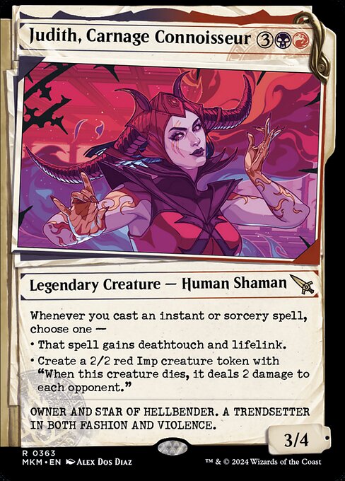 Judith, Carnage Connoisseur · Murders at Karlov Manor 363/451