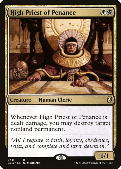 High Priest of Penance · Commander Legends: Battle for Baldur's Gate 848/936