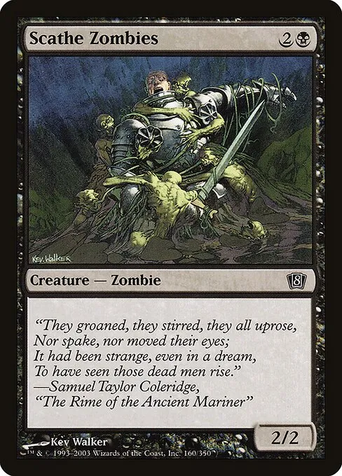 Scathe Zombies · Eighth Edition 160★/711