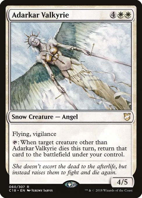 Adarkar Valkyrie · Commander 2018 60/307