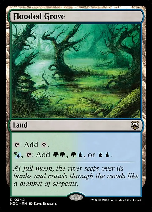 Flooded Grove · Modern Horizons 3 Commander 342/398