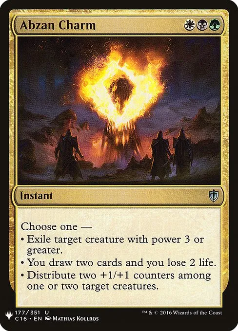 Abzan Charm · The List C16-177/5050