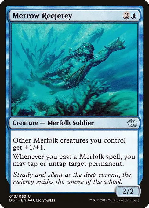 Merrow Reejerey · Duel Decks: Merfolk vs. Goblins 13/63