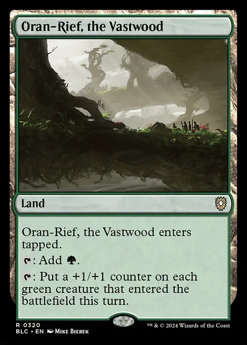 Oran-Rief, the Vastwood · Bloomburrow Commander 320/356