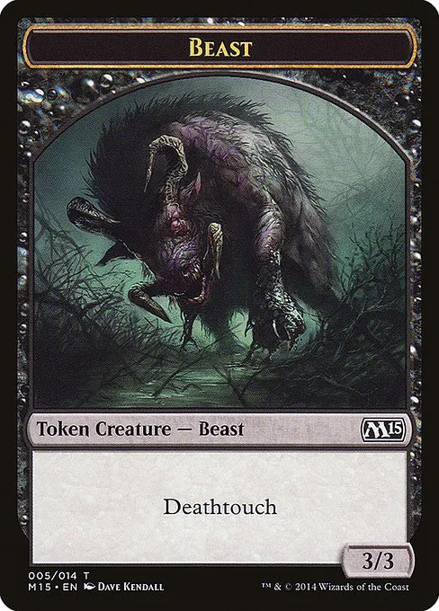 Beast · Magic 2015 Tokens 5/14