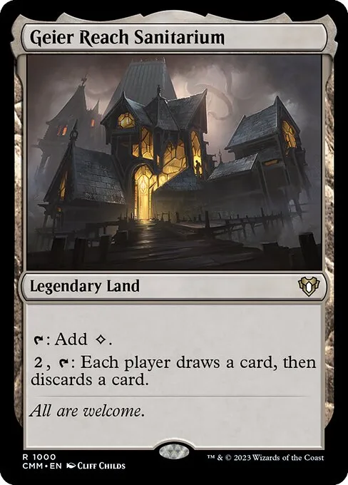 Geier Reach Sanitarium · Commander Masters 1000/1067