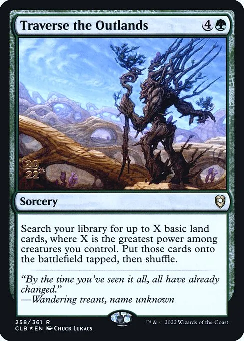 Traverse the Outlands · Battle for Baldur's Gate Promos 258s/104
