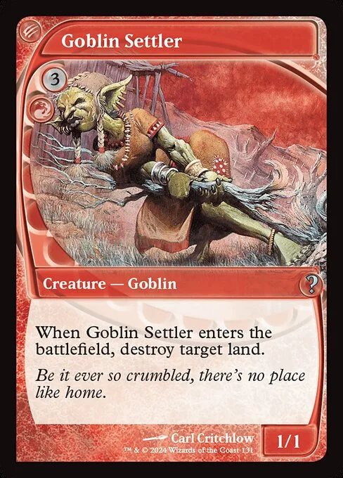 Goblin Settler · Mystery Booster 2 131/385