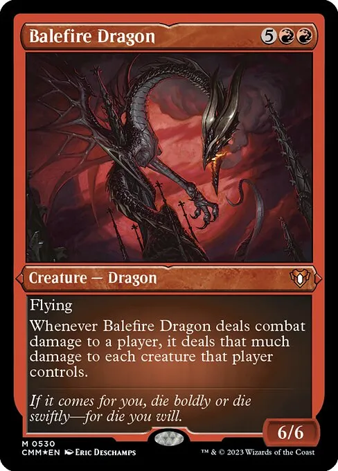 Balefire Dragon · Commander Masters 530/1067