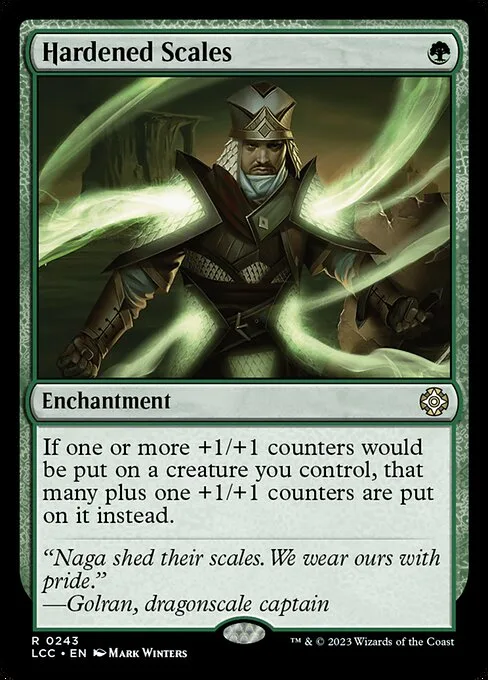 Hardened Scales · The Lost Caverns of Ixalan Commander 243/370