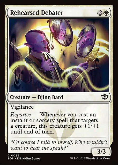 Rehearsed Debater · Secrets of Strixhaven 29/368