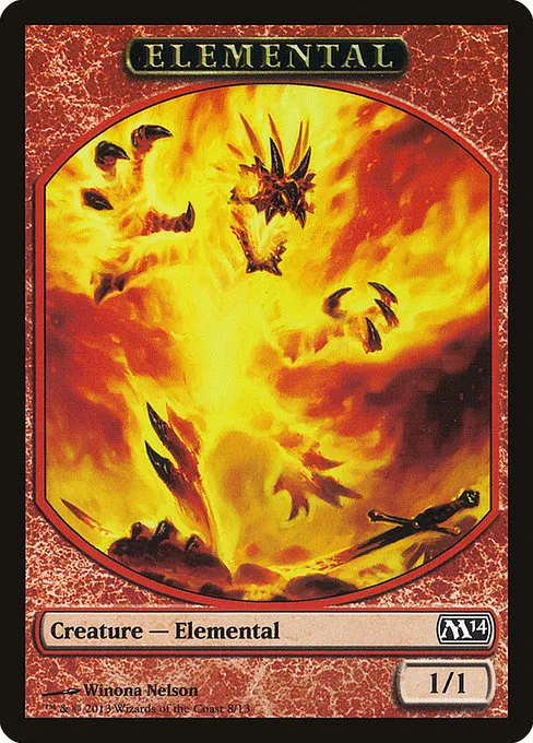 Elemental · Magic 2014 Tokens 8/13