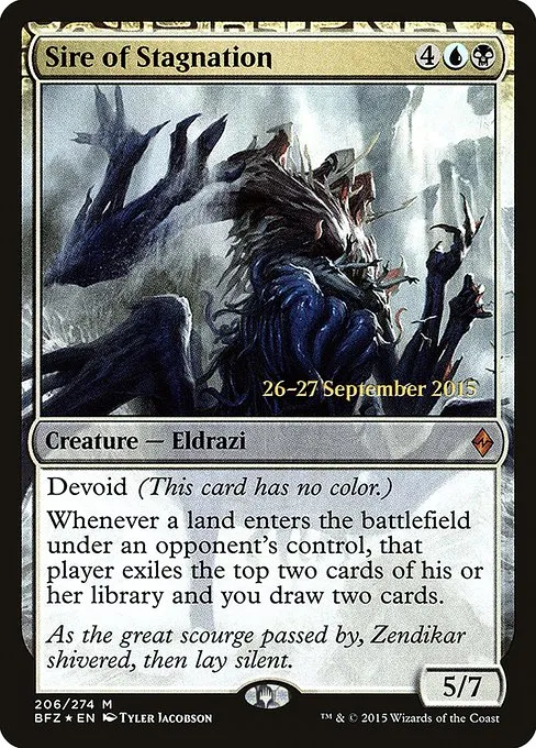 Sire of Stagnation · Battle for Zendikar Promos 206s/90