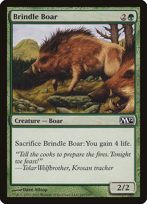 Brindle Boar · Magic 2012 167/249