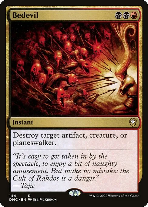 Bedevil · Dominaria United Commander 144/240
