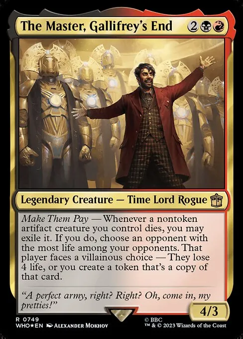 The Master, Gallifrey's End · Doctor Who 749/1178