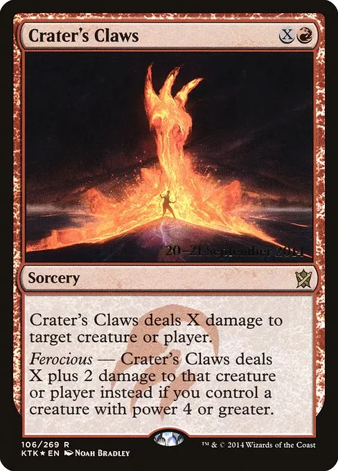 Crater's Claws · Khans of Tarkir Promos 106s/56