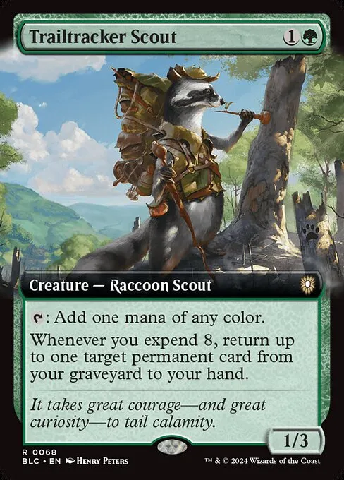 Trailtracker Scout · Bloomburrow Commander 68/356