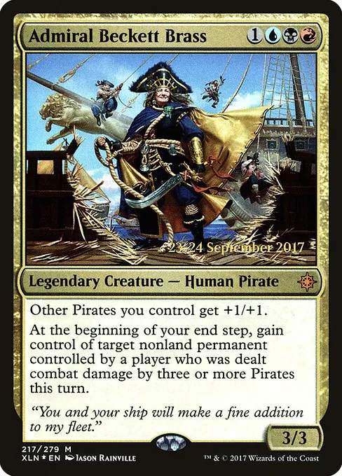 Admiral Beckett Brass · Ixalan Promos 217s/120