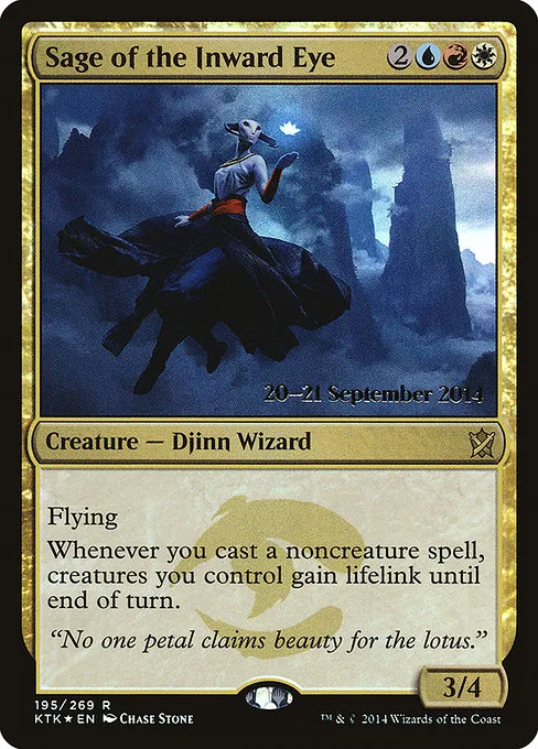 Sage of the Inward Eye · Khans of Tarkir Promos 195s/56