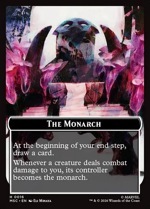 The Monarch · Marvel Super Heroes Commander Tokens 16/32